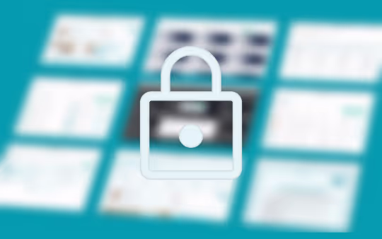 A blurred Mockup for the Pharmacy Training Case Study. 